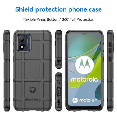 SKALO Motorola Moto E13 4G Rugged Shield Stöttåligt TPU-skal