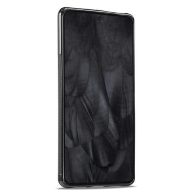SKALO Google Pixel 8 Pro LC.IMEEKE Carbon Fiber PU-Läder Skal - Svart