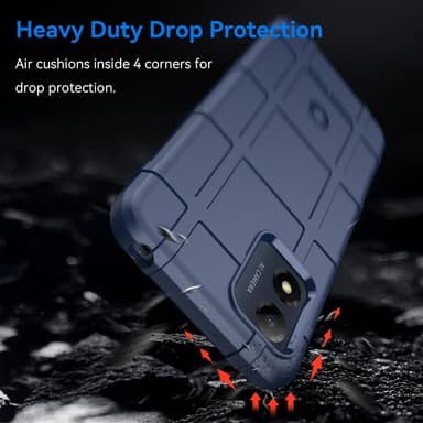 SKALO Motorola Moto E13 4G Rugged Shield Stöttåligt TPU-skal