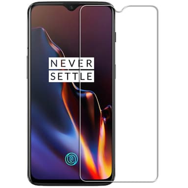 2-PACK SKALO Oneplus 6T Skärmskydd i Härdat glas