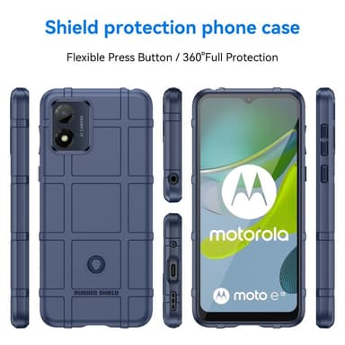 SKALO Motorola Moto E13 4G Rugged Shield Stöttåligt TPU-skal