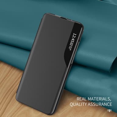 SKALO Samsung S24 Ultra Clear View Window Fodral - Svart