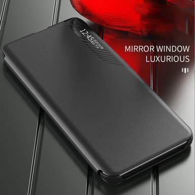 SKALO Samsung S24 Ultra Clear View Window Fodral - Svart