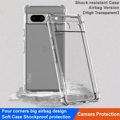IMAK Google Pixel 7a Extra strong TPU-skal - Transparent