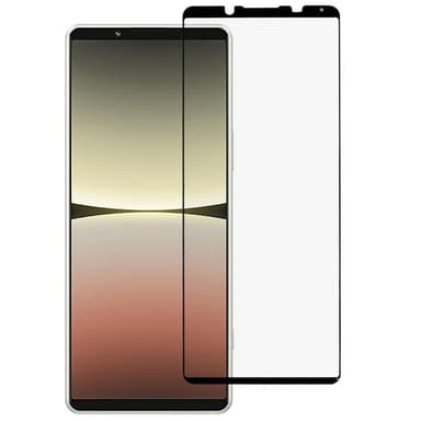 2-PACK SKALO Sony Xperia 5 IV Heltäckande Skärmskydd Härdat Glas - Svart