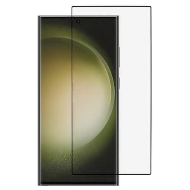 SKALO Samsung S24 Ultra Heltäckande Skärmskydd Härdat Glas - Svart