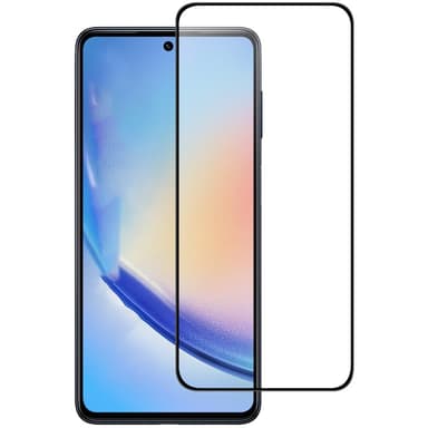 2-PACK SKALO Samsung S24 Heltäckande Skärmskydd Härdat Glas - Svart