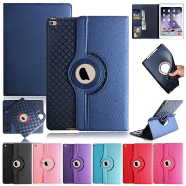 SKALO iPad Mini 4 Quilted 360 Fodral - Turkos