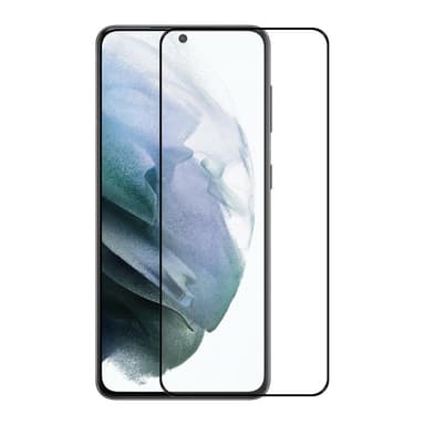 SKALO Samsung S22+ Heltäckande Skärmskydd Härdat Glas - Svart