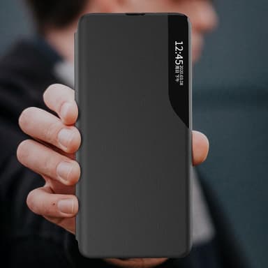 SKALO Xiaomi Redmi 12C 4G Clear View Window Fodral - Blå