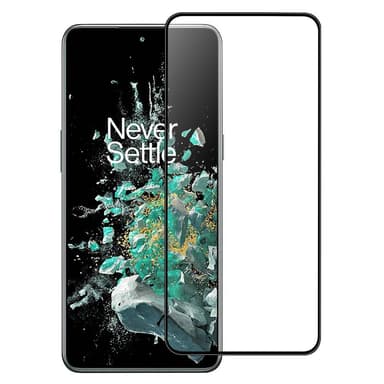 SKALO Oneplus 10T 5G Heltäckande Skärmskydd Härdat Glas - Svart