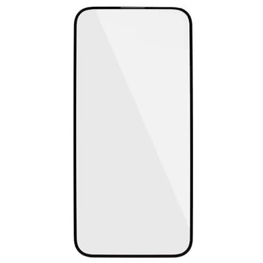 SKALO iPhone 15 Pro Max Heltäckande Skärmskydd Härdat Glas - Svart