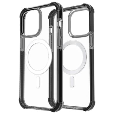 SKALO iPhone 15 Plus Extra strong Magnetring Bumper TPU-skal - Svart