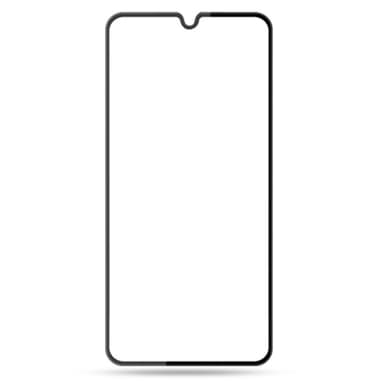 2-PACK SKALO Samsung A25 5G Heltäckande Skärmskydd Härdat Glas - Svart