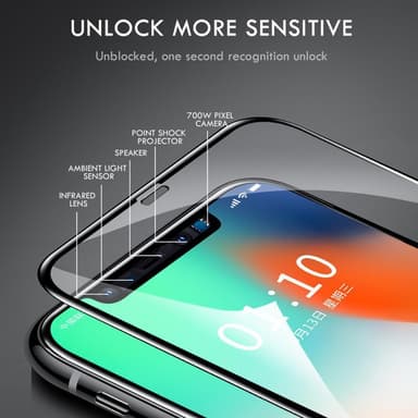 SKALO iPhone 11 Heltäckande Skärmskydd Härdat Glas - Svart