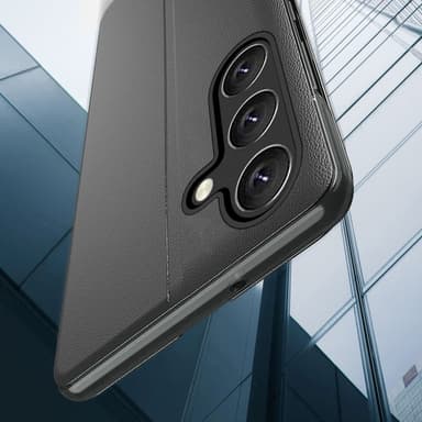SKALO Samsung A05s 4G Clear View Window Fodral - Grön