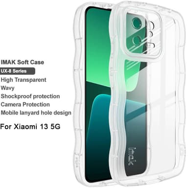IMAK Xiaomi 13 5G Extra strong Wave TPU-skal - Transparent