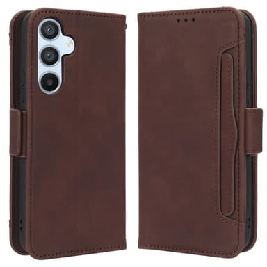 SKALO Samsung A54 5G 6-FACK Plånboksfodral - Brun