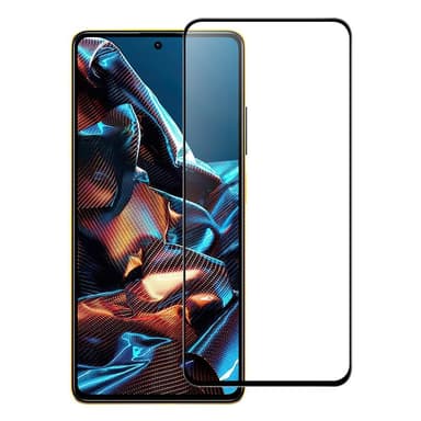 2-PACK SKALO Xiaomi Redmi Note 12 Pro 5G Heltäckande Skärmskydd Härdat Glas - Svart