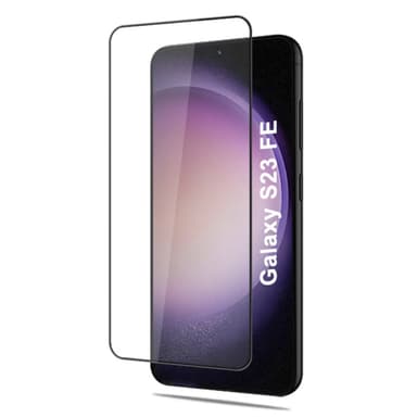 SKALO Samsung S23 FE Heltäckande Skärmskydd Härdat Glas - Svart