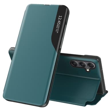 SKALO Samsung A34 5G Clear View Window Fodral - Grön