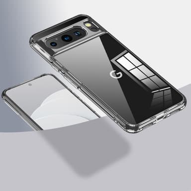 SKALO Google Pixel 8 Pro TPU Clear Hybrid Skal - Transparent
