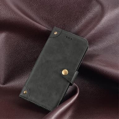SKALO Motorola Moto G23 4G IDEWEI Plånboksfodral i PU-Läder - Svart