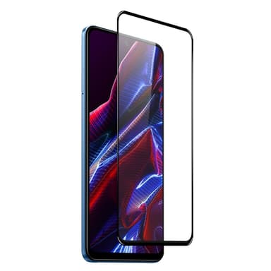 SKALO Xiaomi Redmi Note 12 5G Heltäckande Skärmskydd Härdat Glas - Svart