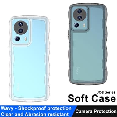 IMAK Xiaomi 13 Lite Extra strong Wave TPU-skal - Svart