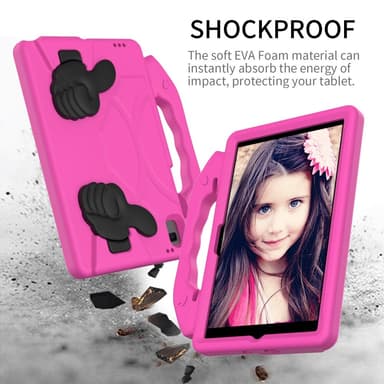 SKALO Samsung Tab A8 10.5 (2021/2022) Thumb Up Barnskal - Rosa