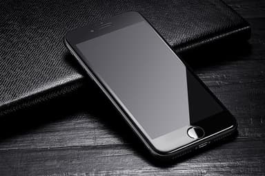 SKALO iPhone 7/8 Plus Heltäckande Skärmskydd Härdat Glas - Svart