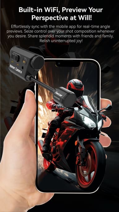 RunCam Hjälmkamera Lång batteritid
