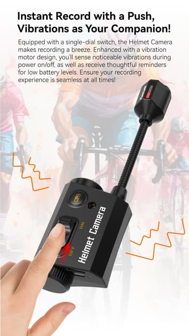 RunCam Hjälmkamera Lång batteritid