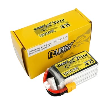 4s  1300mAh -130C- Gens Ace Tattu R-line 4.0 XT60