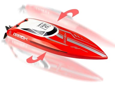 UDI Arrow RC Boat - Röd 2.4 GHz