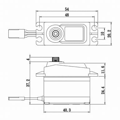 Savöx Servo SC-1256TG+ - 0.15 hastighet/20kg