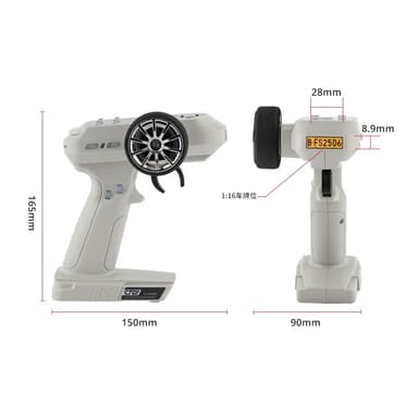 LDARC CT01 8-kanals sändare 2.4GHz - Grå