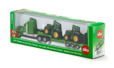 SIKU Låglastare med John Deere Traktorer