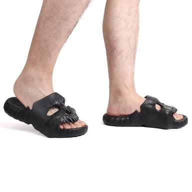 Mjuka Dödskalletofflor 40/41