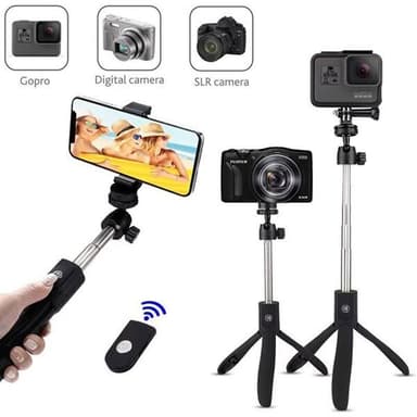 Selfie-stick med tripod
