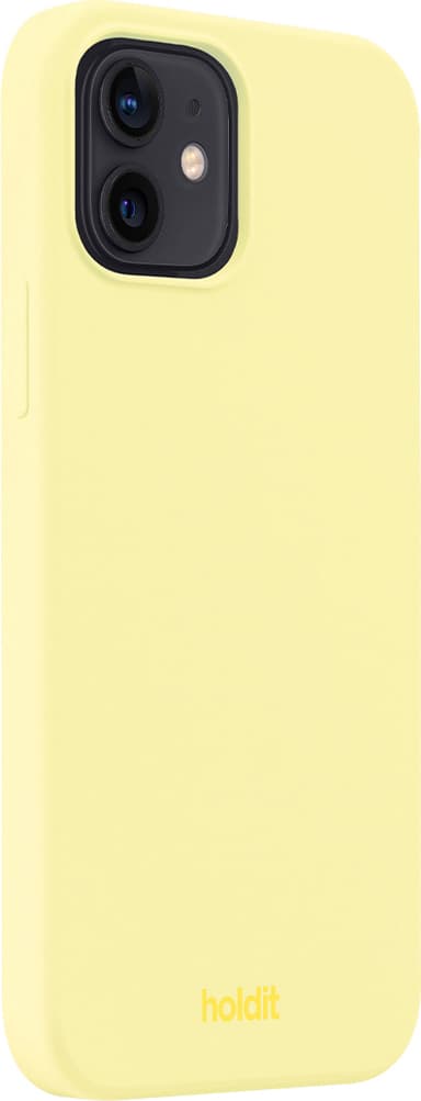 Holdit Silicone iPhone 12/12 Pro  fodral (gult)