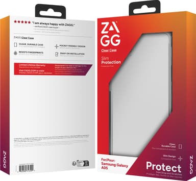 Zagg Samsung Galaxy A05 genomskinligt fodral