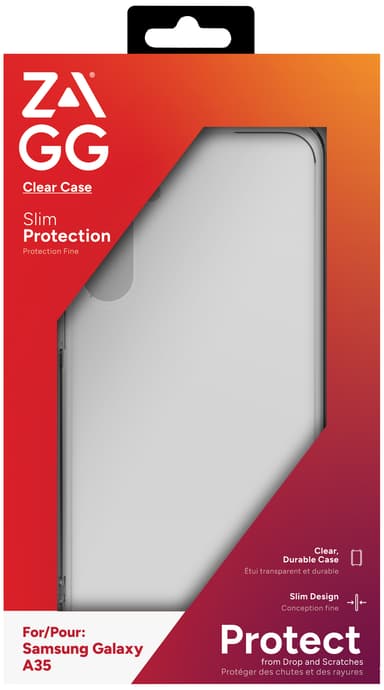 Zagg Samsung Galaxy A35 genomskinligt fodral
