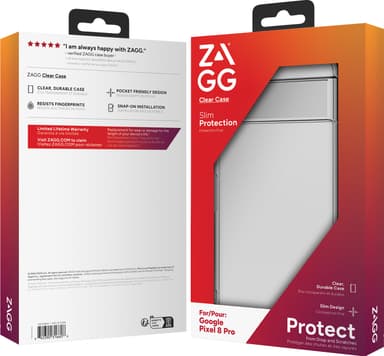 Zagg Google Pixel 8 Pro genomskinligt fodral