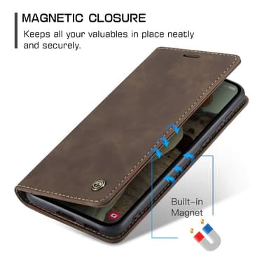 CASEME Plånboksfodral Samsung Galaxy A55 5G - Coffee