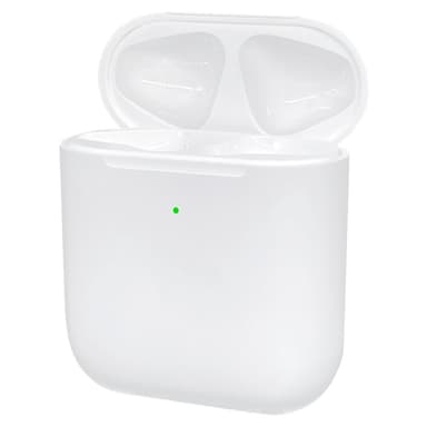 För AirPods 1/2 Ersättningsladdningsfodral Inbyggt 550mAh Batteri trådlös laddning