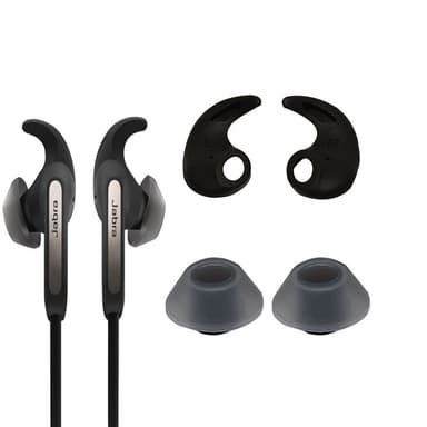 Hörsnäckor och öronkrokar för Jabra Elite 45E och 65E hörsnäckor