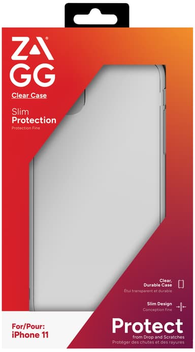 Zagg iPhone 11 genomskinligt fodral
