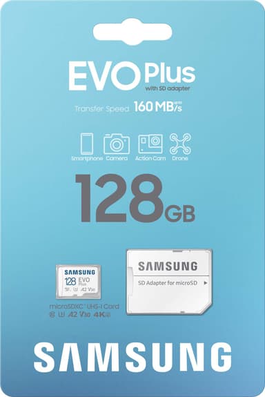 Samsung EVO Plus micro SD-kort (128GB)