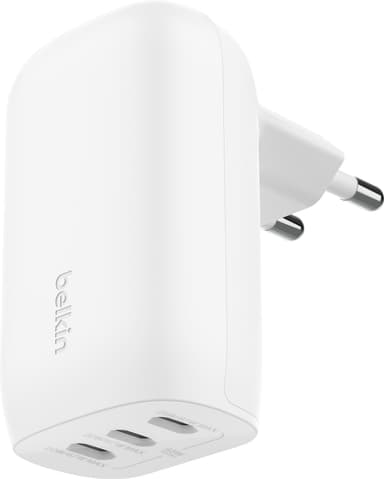 Belkin BoostCharge 3-portars USB-C-laddare med USB-C-kabel